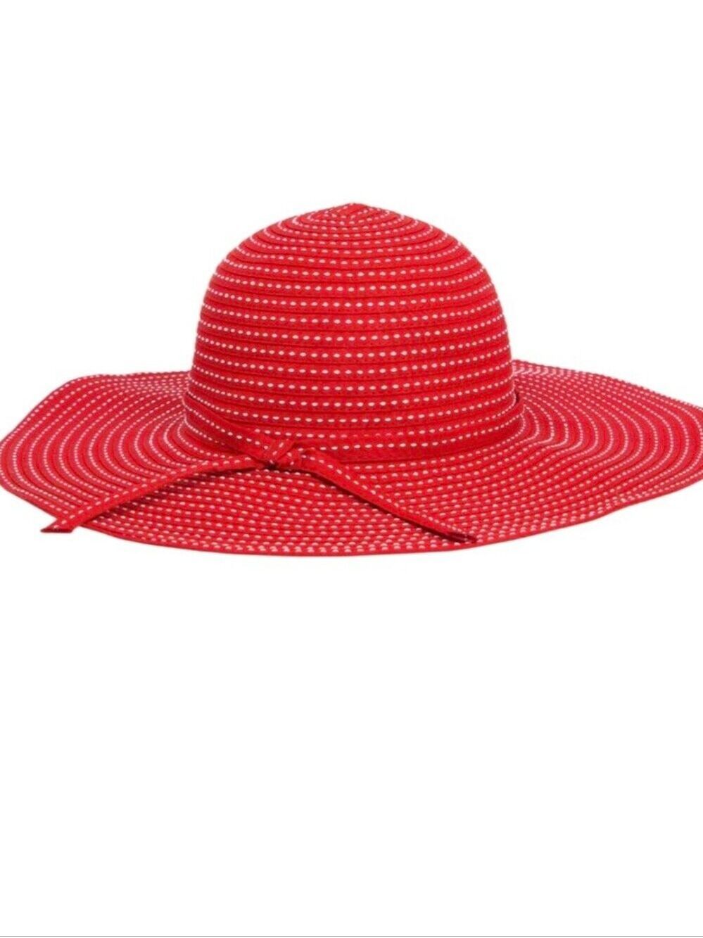 Sun Hat - Red And White - Picture 9 of 17
